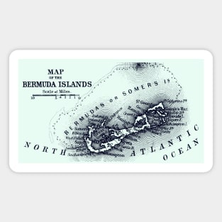 1887 Map of Bermuda Magnet